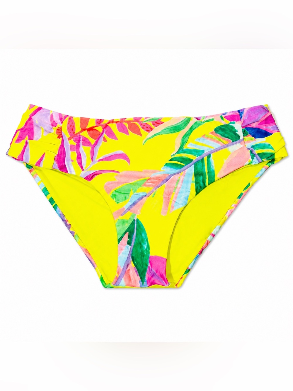 Becca ETC Hipster Bikini Bottom Women’s 14 Tropical Floral Print Swim Bottom New